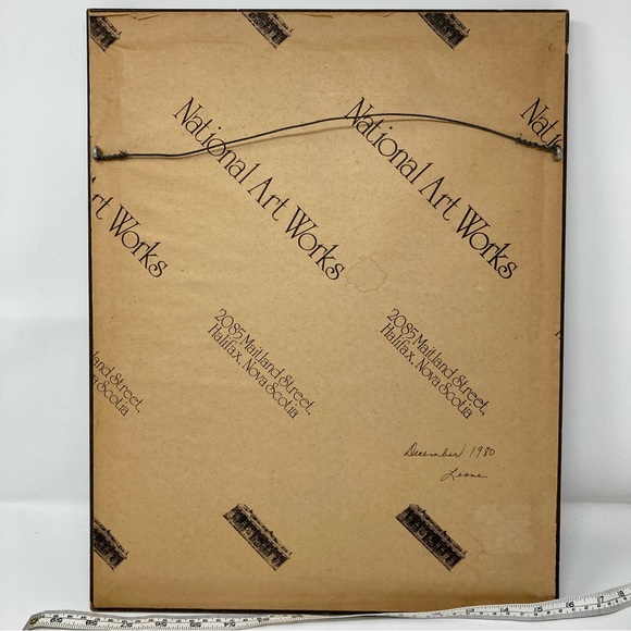 Large vintage framed cross stitch friar. - Picture 6 of 7